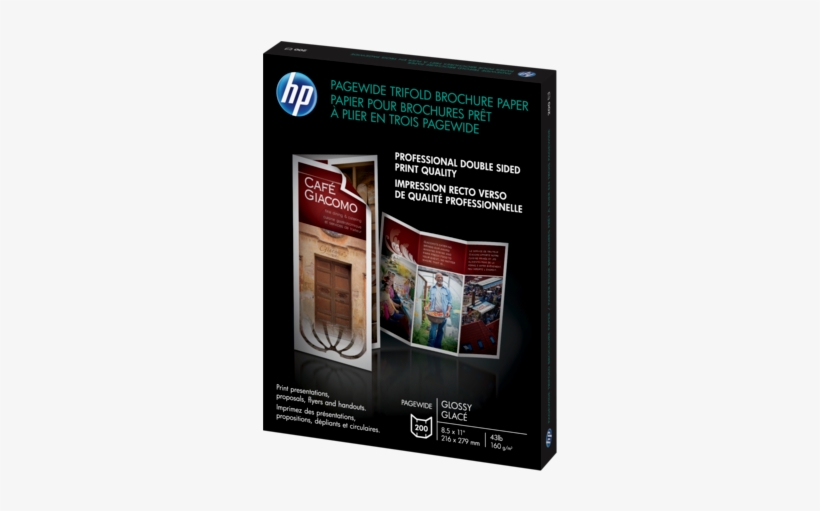 Center - Left - Rear - Hp Z7s65a Pagewide Double Sided Glossy Tri-fold Brochure, transparent png download
