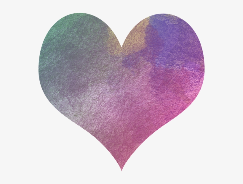 Hearts Heart Love Watercolor Watercolors Watercoloreffe - Heart, transparent png download