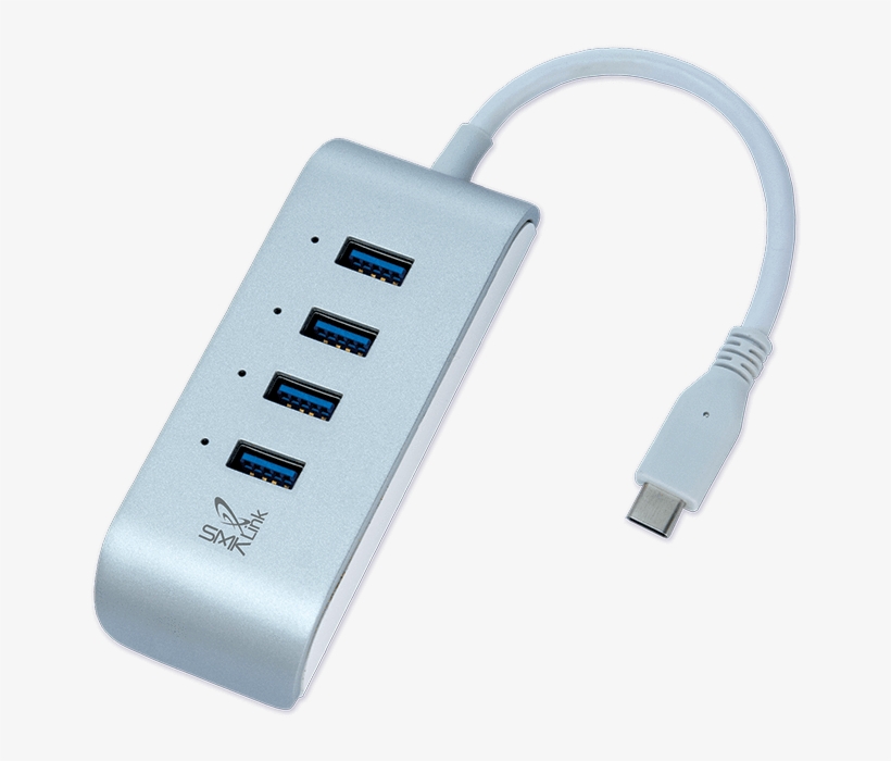 Usb C 4 Port Hub - Smk-link Electronics Usb-c Hdmi Hub - Dock, transparent png download