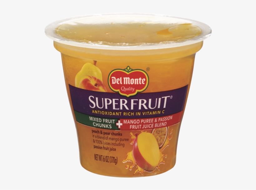 Del Monte Superfruit® Mixed Fruit Chunks In Mango Puree - Del Monte Superfruits Juices, transparent png download