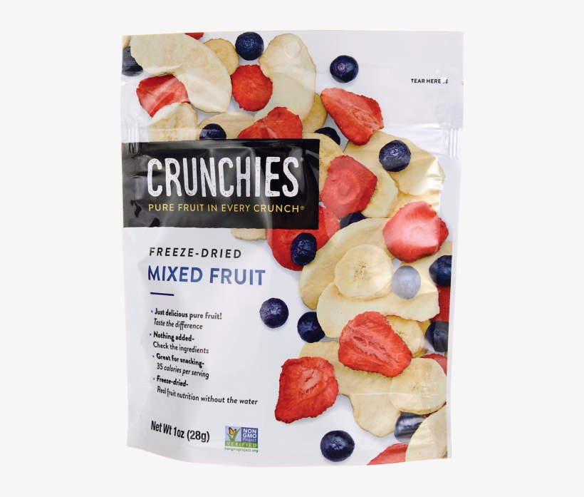 Crunchies Food Crunchies Mixed Fruit, 1 Oz - Crunchies Freeze-dried Fruit Mixed Fruit - 1.2 Oz, transparent png download