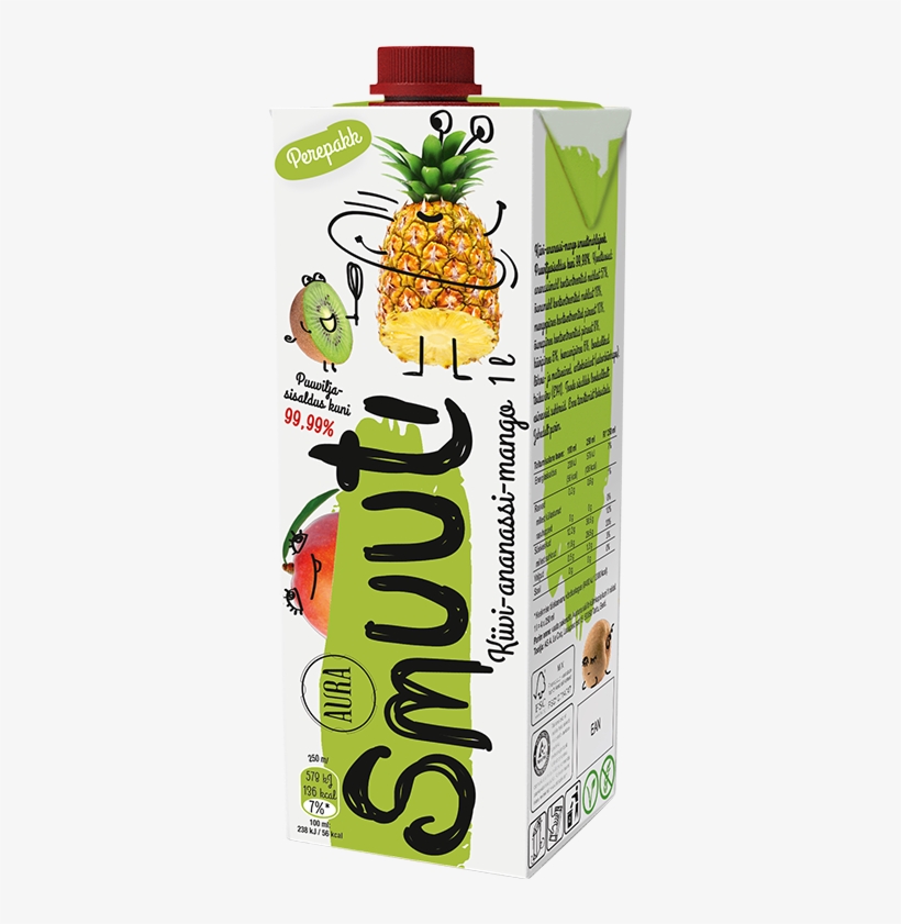 Aura Kiwi Pineapple Mango Smoothie Aura Smuuti Transparent Png 400x780 Free Download On Nicepng