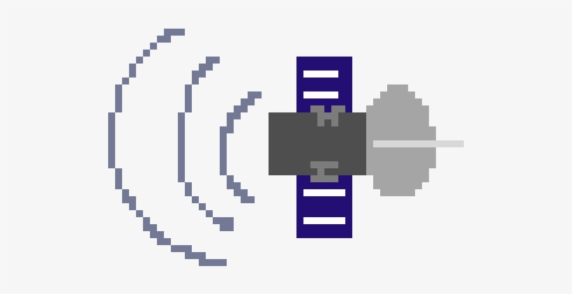 Satellite - Pixel Art, transparent png download