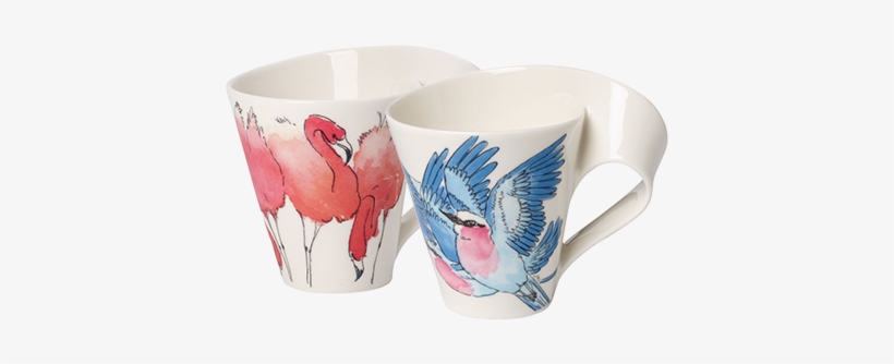 Collector's Cups As A Tribute To The Animals Of Our - Villeroy & Boch New Wave 11.75 Oz. Caffe Flamingo, transparent png download