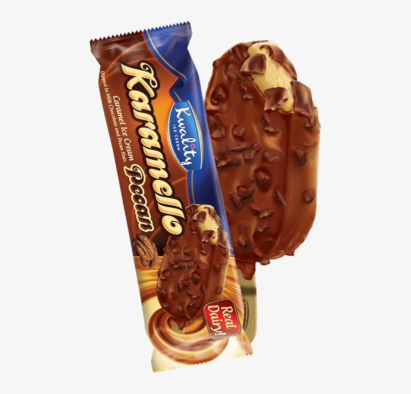 Karamello Pecan - Kwality Karamello Bar Icecream, transparent png download