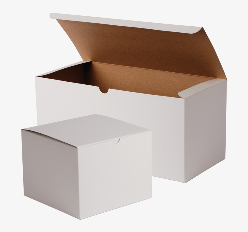 White Kraft Box Png, transparent png download