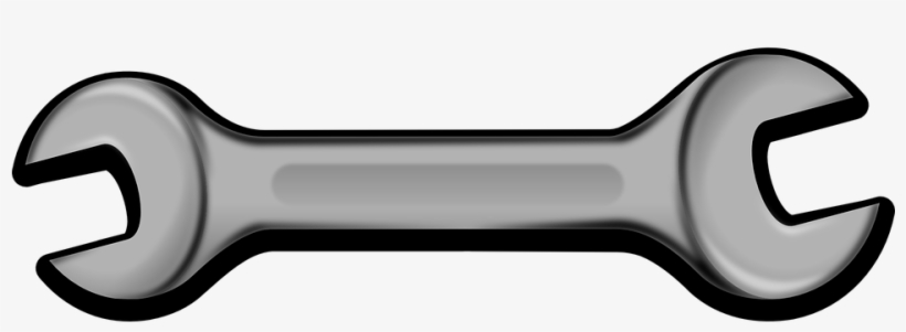 Wrench Steel Free Vector Graphic On Pixabay - Wrench Clipart, transparent png download