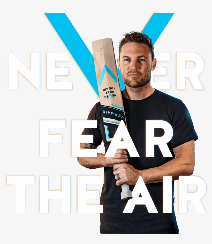 Never Fear The Air - Brendon Mccullum, transparent png download