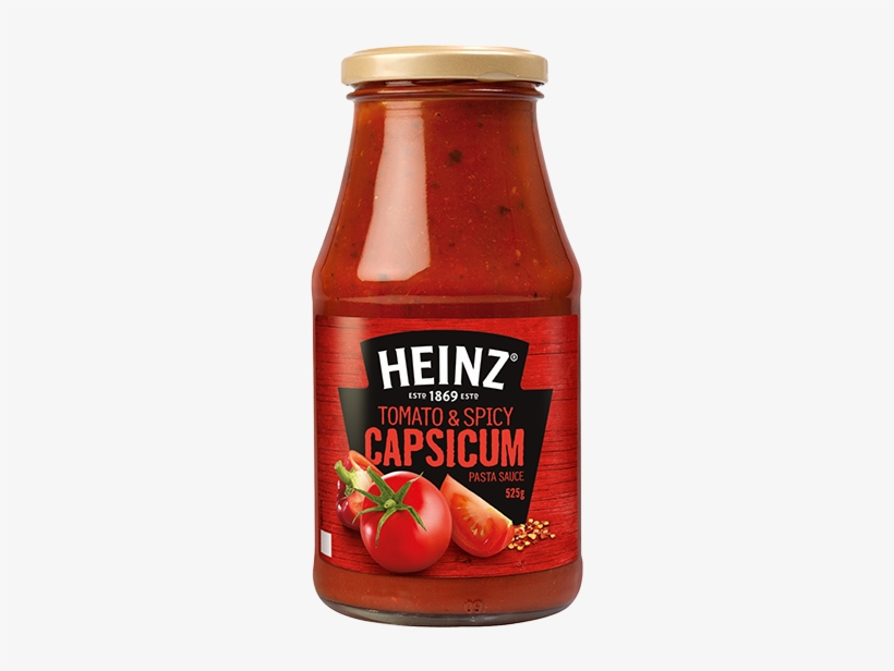 For A Fresh Idea Try Heinz® Tomato And Spicy Capsicum - Tomato Sauce, transparent png download