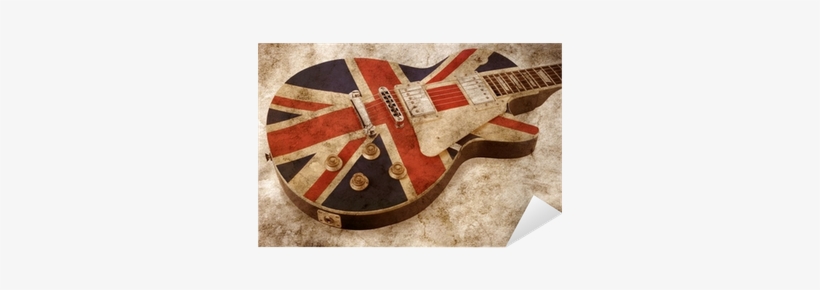Pixerstick-klistremerke Grunge Brit Popgitar • Pixers® - 'royal Rs 94813 Sticker For Samsung Galaxy Tab 4 10.1, transparent png download