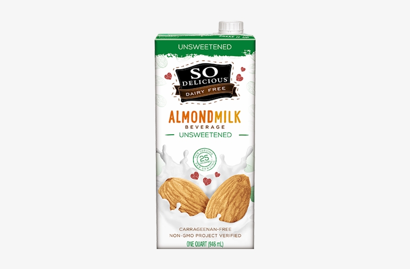 Unsweetened Almondmilk - So Delicious Cashew Milk Ice Cream Bars, transparent png download