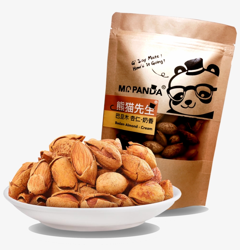 Almond - Cream - Chef Masterpiece [three] 235g Badum Hand Squirrel Snack, transparent png download