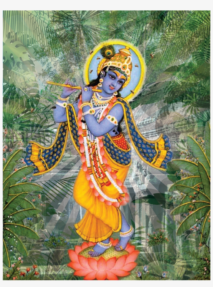 The Honey Bees Are Attracted By The Sweetness Of Krishna's - Aanmeega Kadhaigal, transparent png download