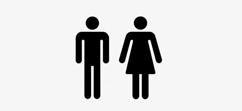 Dress Code - Male Female Toilet Signs, transparent png download