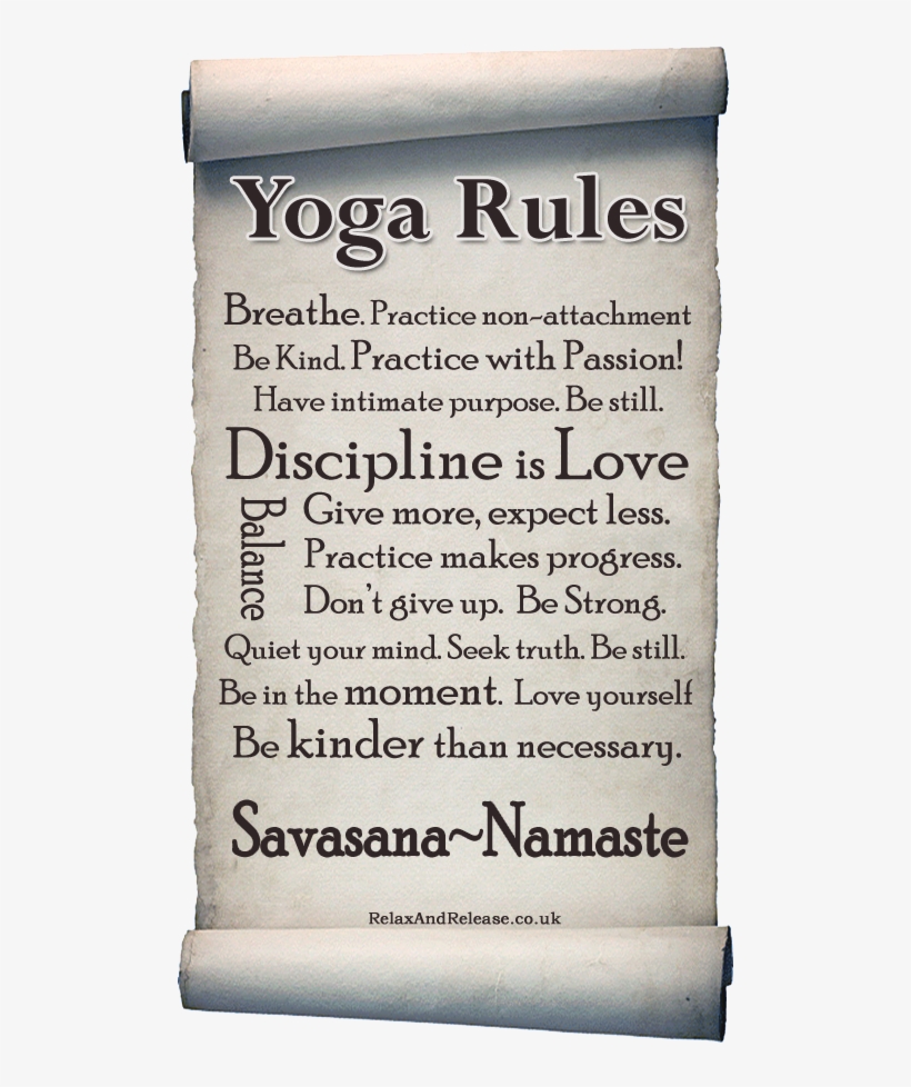 Yoga Rules Breathe - Yoga Rules, transparent png download