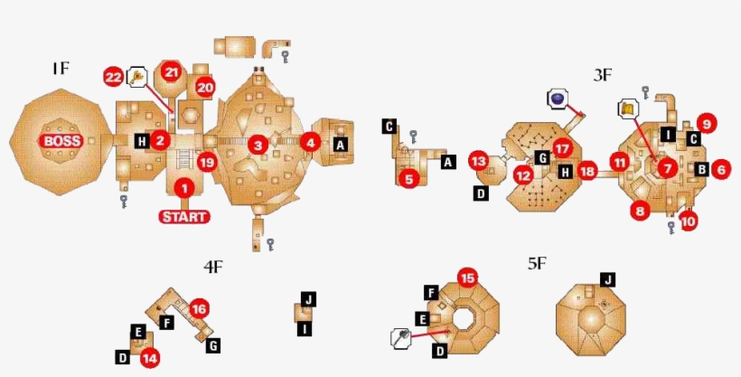 Fire Temple Map - Fire Temple Ocarina Of Time, transparent png download
