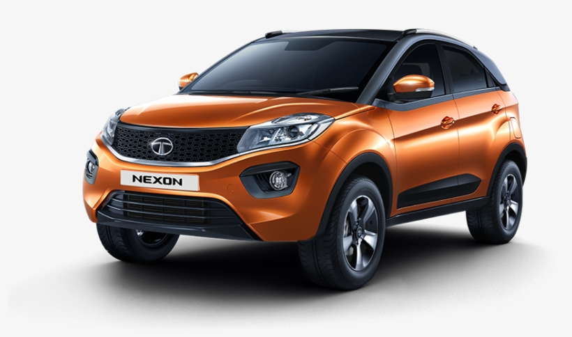 Etna Orange - Tata Nexon Silver Color, transparent png download
