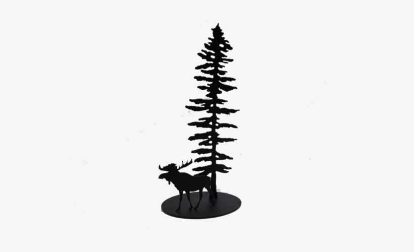 Sitka Tree With Moose - Tigers Eye Diffuser Necklace, transparent png download