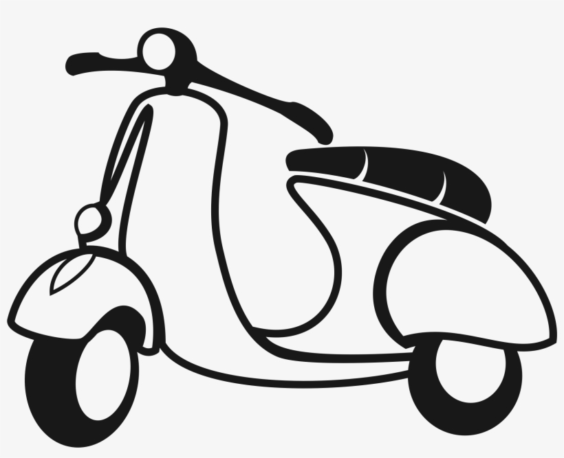 Big Image - Scooter Images Clip Art, transparent png download