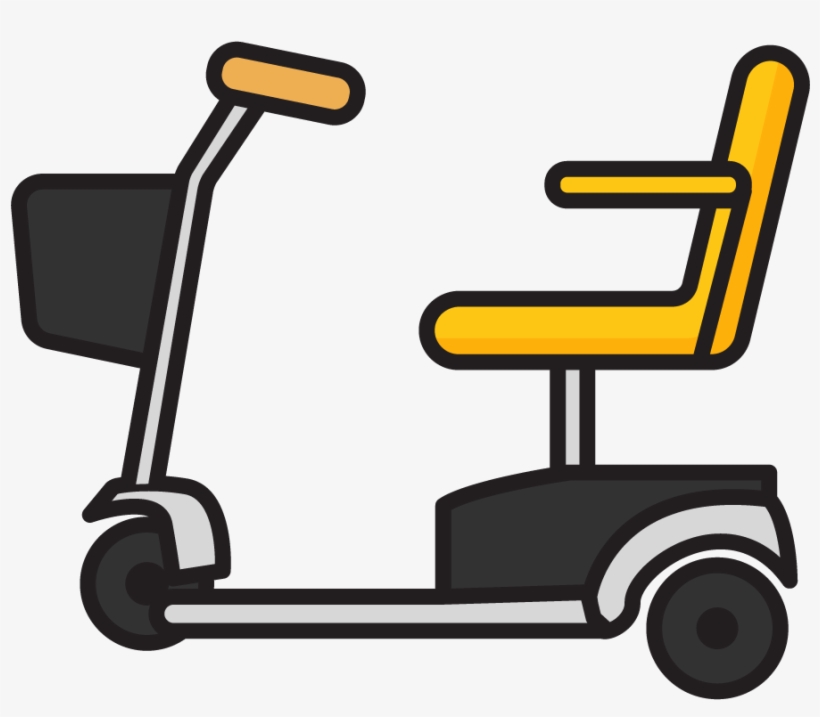 Mobility Scooters - Scooter, transparent png download