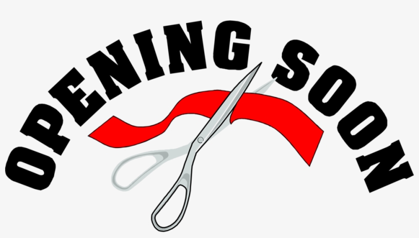 3463 Illustration Of Opening Soon Text With Scissors - Port Colborne Hornets Basketball, transparent png download