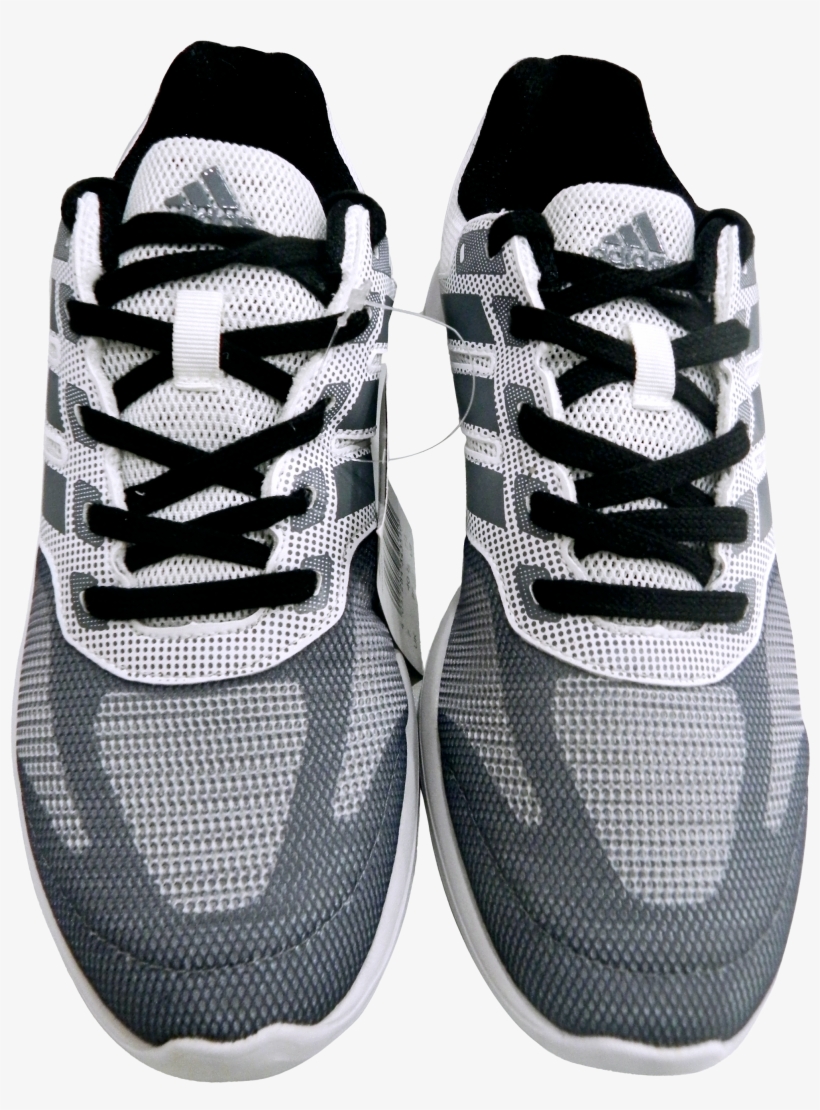 White Grey Adidas Sports Shoe - Nike Free, transparent png download