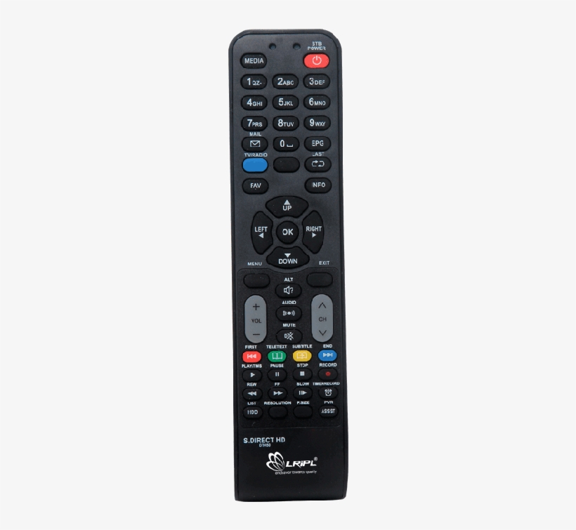 Lripl Universal Remote For Sundirect Dth(works, transparent png download