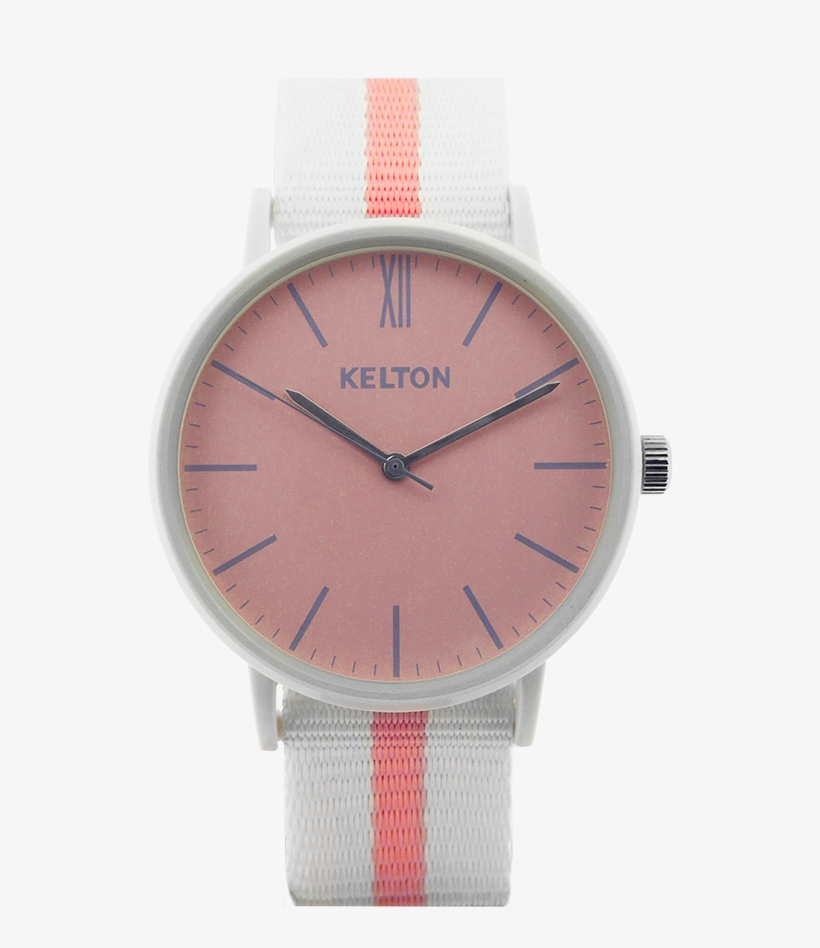 Kelton Idyllic White And Pink Watch Idyllic - Watch, transparent png download