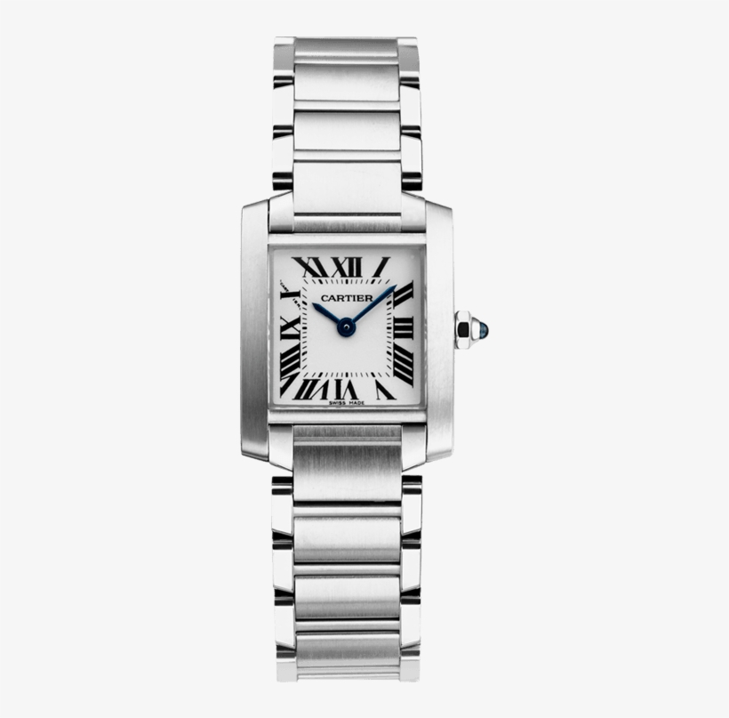 Top Ten Expensive Women Watches In The World - Cartier Tank Francaise Medium Model Womens, transparent png download