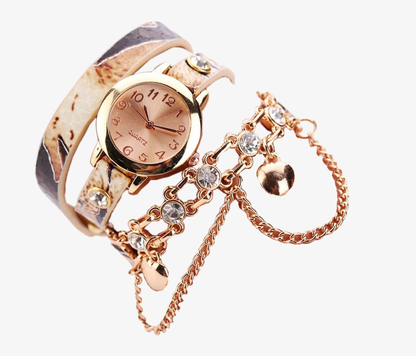 Otoky Hot Unique Women's Watches Leather Strap Bracelet, transparent png download