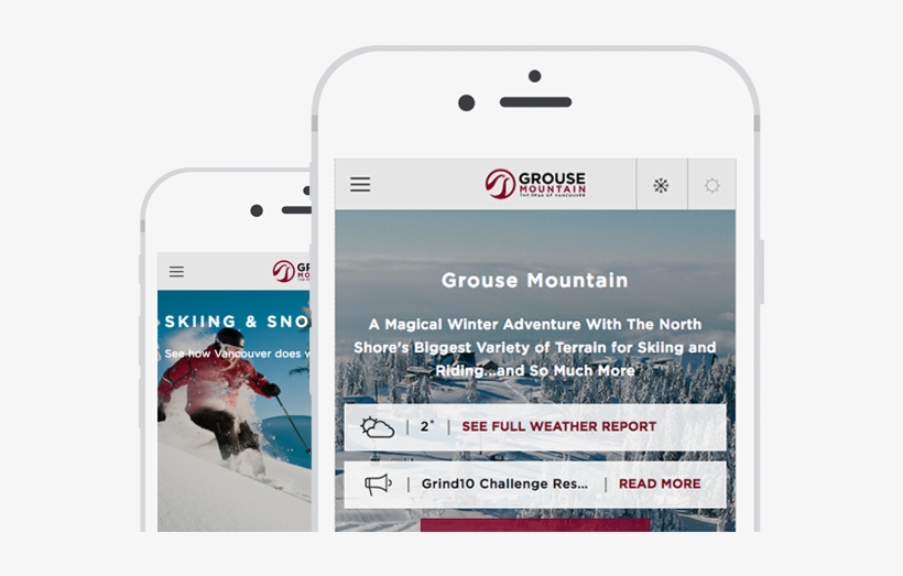 Grouse Mountain Mobile Ecommerce - Grouse Mountain, transparent png download