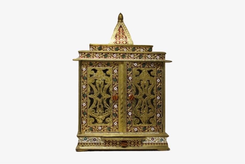 Meenakari Home Temple Pooja Mandir Mandapam Altar - Hindu Temple, transparent png download