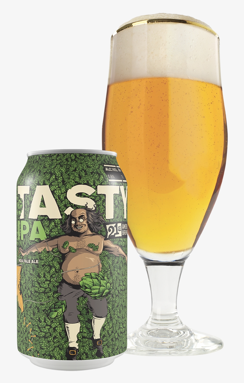 21a Tastyipa 12oz Glass - 21st Amendment Brewery, transparent png download