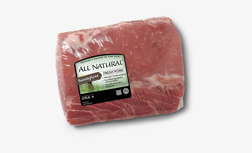 All Natural Fresh Pork - Smithfield All Natural Boneless Pork Shoulder Roast, transparent png download