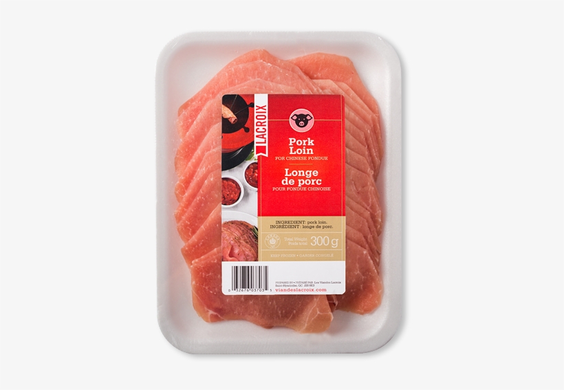 Thinly Sliced Pork - Domestic Pig, transparent png download