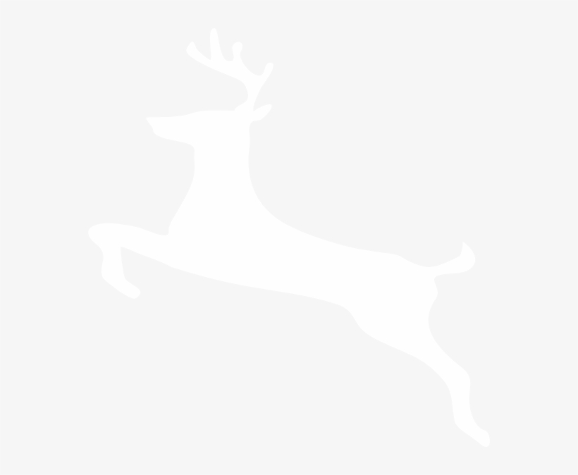 White Deer Png - White Reindeer Clipart, transparent png download