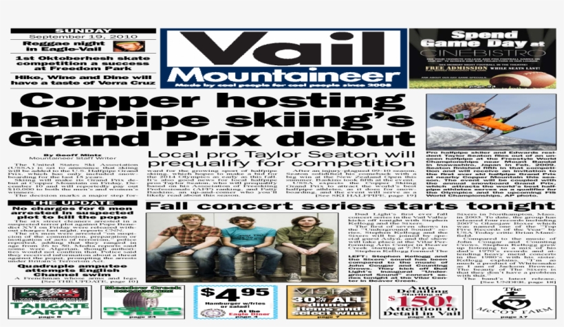 Http - //www - Vailmountaineer - Intelligentdocs - - Tabloid, transparent png download