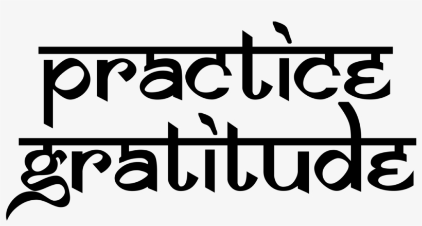 Practice Gratitude-01, transparent png download