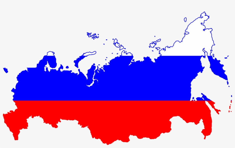 Open - Russia Flag Map Png, transparent png download
