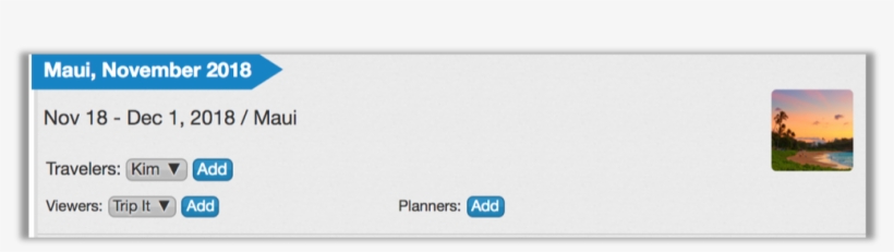 Then Click On The Remove From Trip Button Directly - Tripit, transparent png download