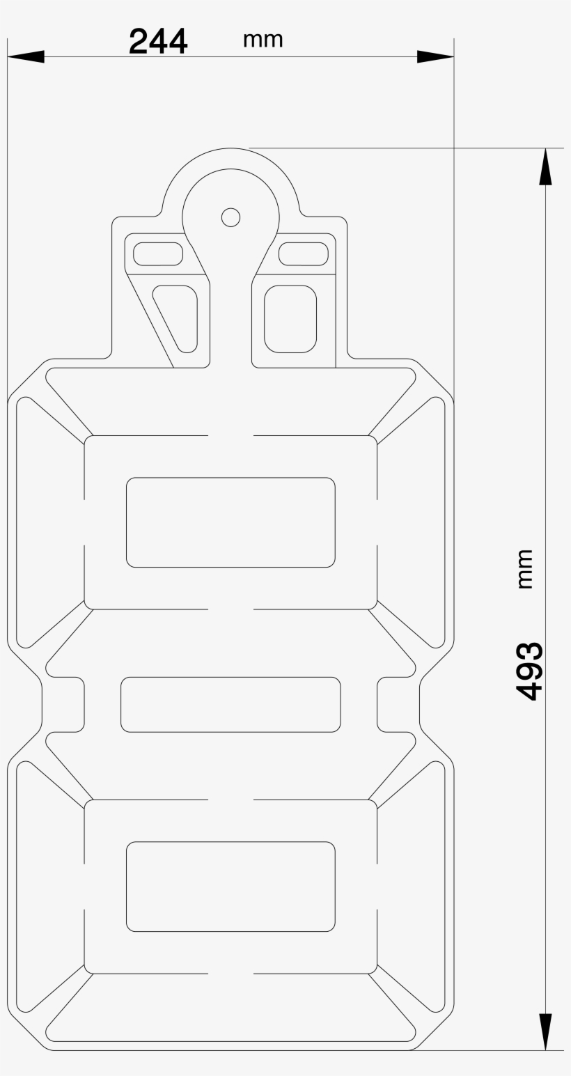 Cell Phone Double Frame - Diagram, transparent png download