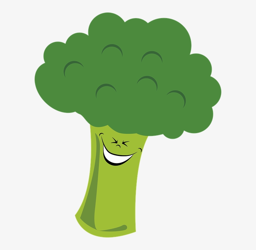 Broccoli, Vegetables, Vegetable, Food, Green - บ ร็ อ ค โค ลี่ การ์ตูน, transparent png download