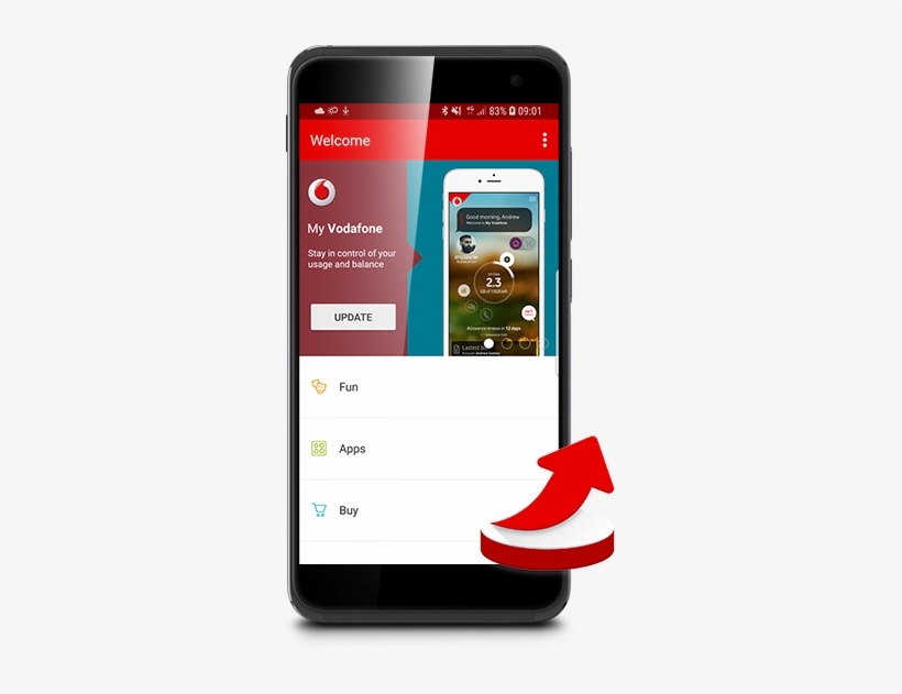 Stay In The Know - Vodafone, transparent png download