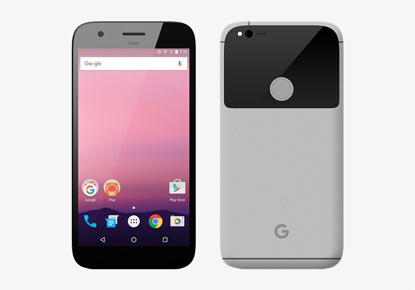 Google Pixel Android Smartphone Back And Front - Google New Phone Pixel, transparent png download