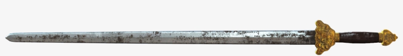 Chinese Officer Sword - Ruler, transparent png download