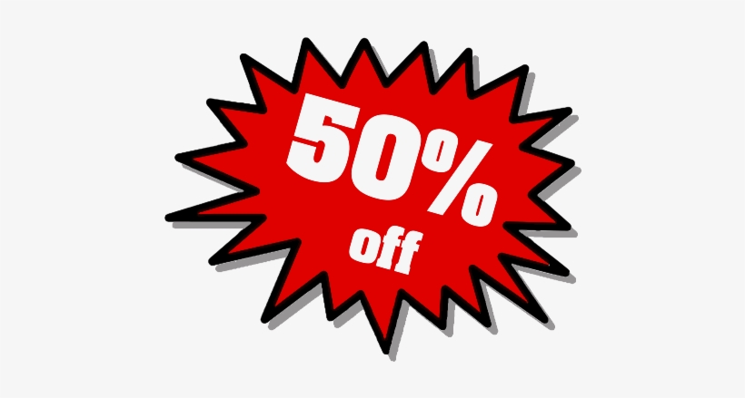 50 Off Png Background V=1539786468 - 50 Off, transparent png download