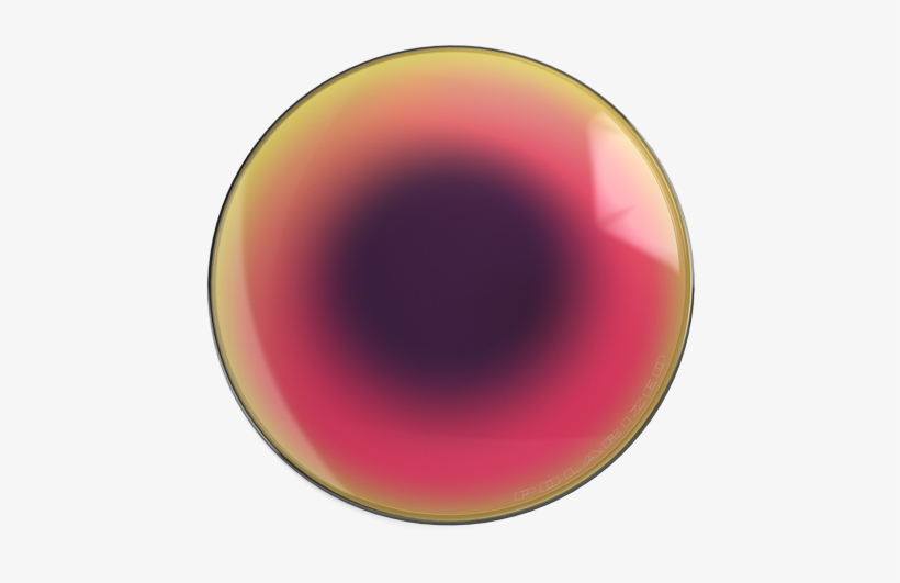 Positive Red Iridium Polarized Cycling, Everyday, Driving - Circle, transparent png download