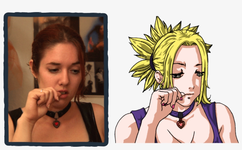 Let's Change The Whole World Into Manga Caricature - Girl, transparent png download