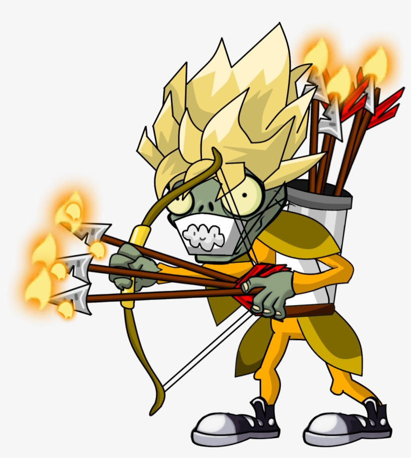 Cloud Flamebow Zombie Hd - Cloudwalker Zombie Pvz, transparent png download