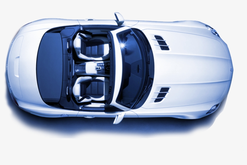 White Mercedes Benz - Sls Amg Roadster, transparent png download